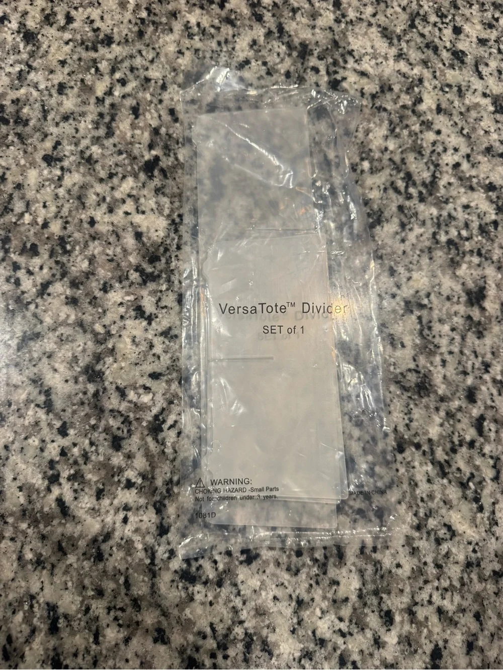 VersaTote Divider - Clear Tote Insert